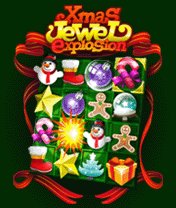 Jewel Explosion Xmas Скачать бесплатно игру Взрыв самоцветов: Рождество - java игра для мобильного телефона