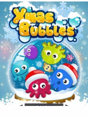 Xmas Bubblies Скачать бесплатно игру Рождественские пузыри - java игра для мобильного телефона