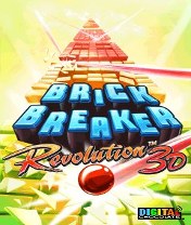 3D Brick Breaker Revolution Скачать бесплатно игру 3D Революция дробилок - java игра для мобильного телефона