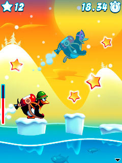 Crazy Penguin Party Скачать бесплатно игру Безумная вечеринка пингвинов - java игра для мобильного телефона
