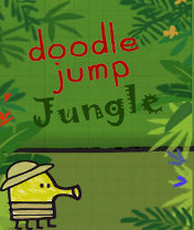 Doodle Jump: Jungle Скачать бесплатно игру Прыгающие человечки: Джунгли - java игра для мобильного телефона