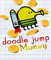 Doodle Jump: Money Скачать бесплатно игру Прыгающие человечки: Монетки - java игра для мобильного телефона