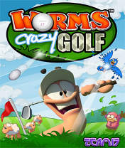 Скачать Worms Crazy Golf бесплатно на телефон Червячки: Безумный гольф - java игра