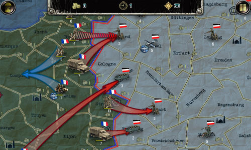 Скриншот игры Strategy and Tactics: World War II для Android. Скриншот игры Strategy and Tactics: World War II для Android.