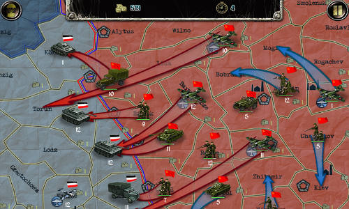 Скриншот игры Strategy and Tactics: World War II для Android. Скриншот игры Strategy and Tactics: World War II для Android.