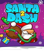 Santa Dash 2 Скачать бесплатно игру Санта мчится 2 - java игра для мобильного телефона